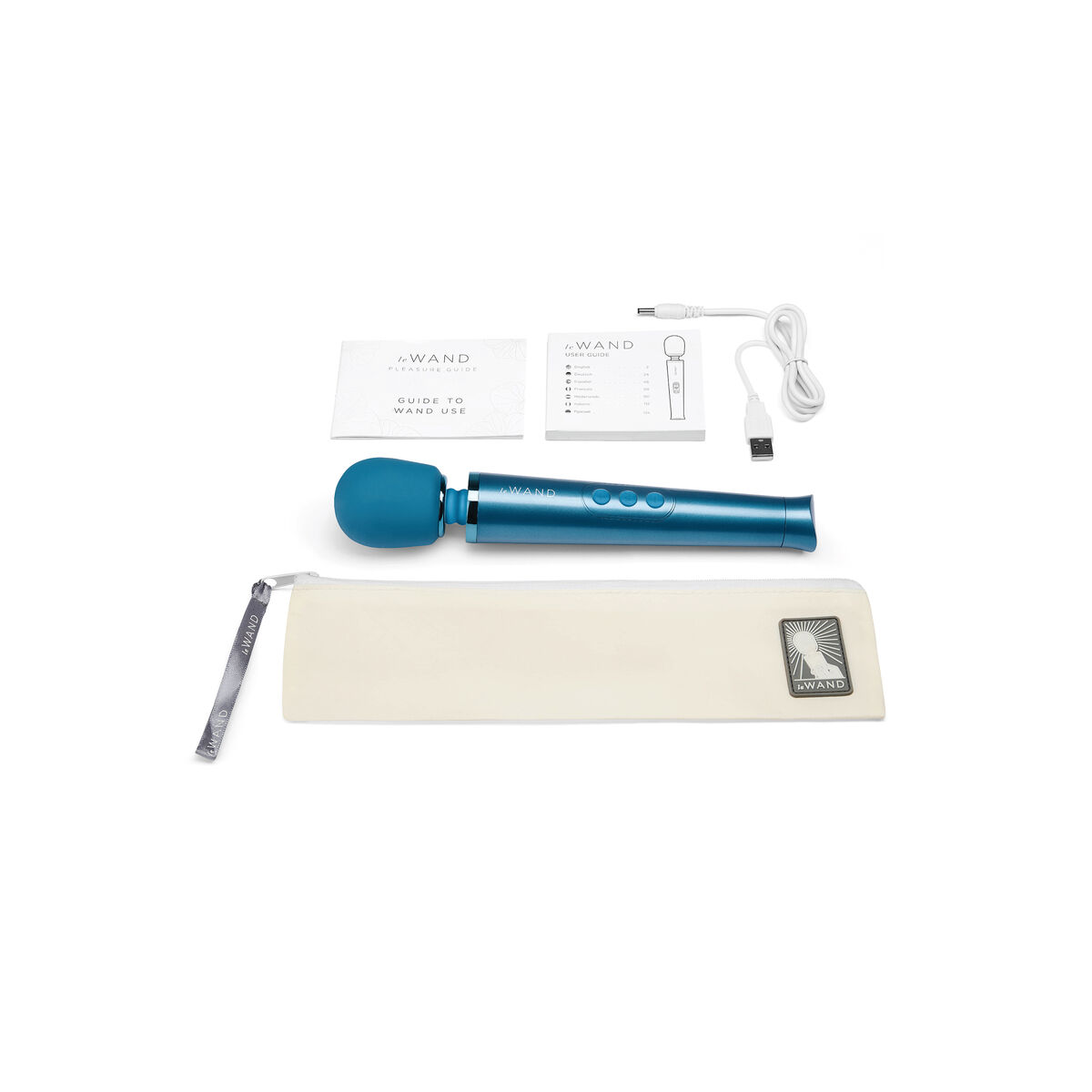 Massageador Varinha Petite Le Wand Azul No
